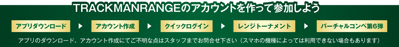 トラックマンレンジアカウント作成